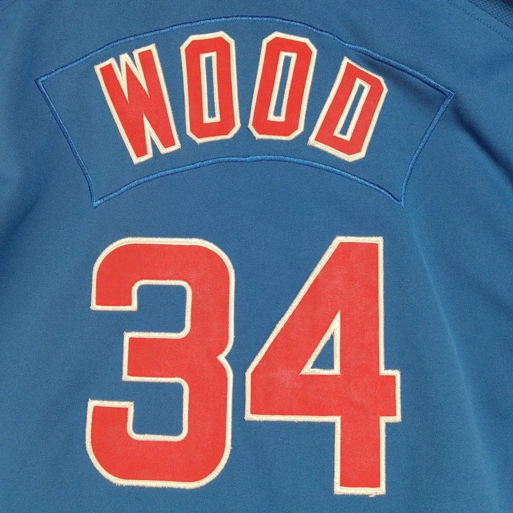 Chicago Cubs Nike Youth Kerry Wood 34 Jersey Size 16 18MLB Baseball Fan Gear